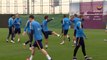 FC Barcelona training session- Training starts for Bayer Leverkusen