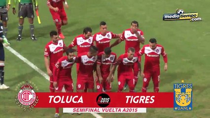 Los Goles del Toluca vs Tigres (2 - 0)