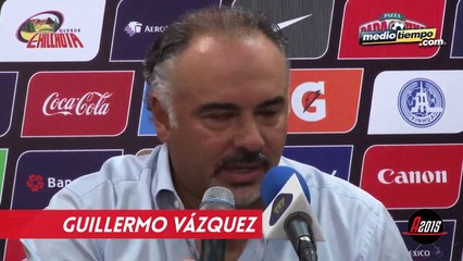 Memo Vázquez, mal y de malas