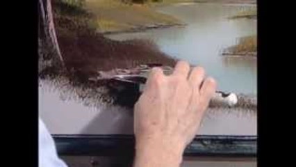 Bob Ross: The Joy of Painting An Oval Vignette