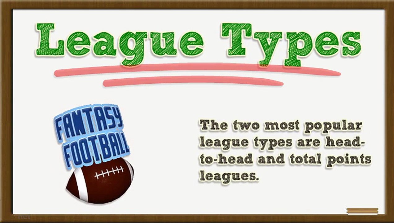 Fantasy Football Who To Start League Types