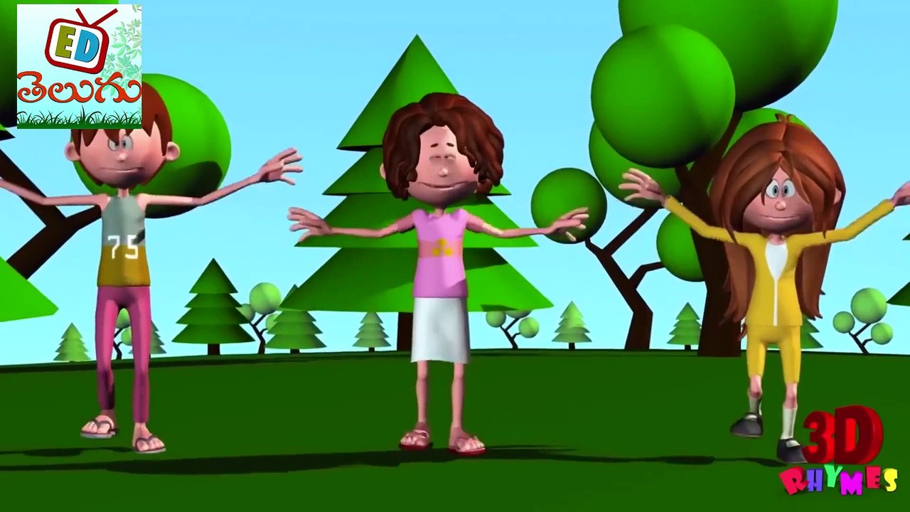 KZKCARTOON TV-If You're Happy And You Know It In Telugu _ Famous English Rhymes In Telugu
