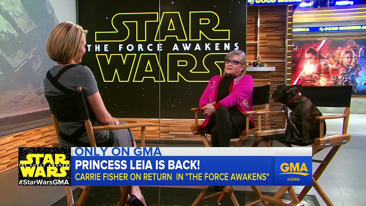 Carrie Fisher Dishes on Return to 'Star Wars'