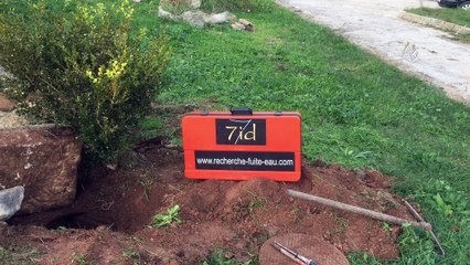 Détection de fuite d'eau sur réseau extérieur enterré