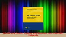 WLAN und Recht Aufbau und Betrieb von InternetHotspots PDF Lesen