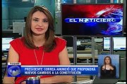 Presidente Correa anunció que propondrá nuevos cambios a la constitución