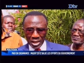 Paix en Casamance: Macky salue les efforts du gouvernement