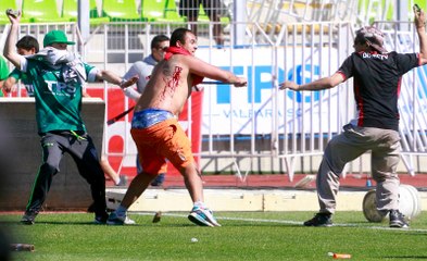Ca dégénère lors de la finale du championnat du Chili