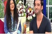 Check the Reaction of Agha Ali When Sania Saeed came in Live Morning Show