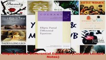 PDF Download  Elliptic Partial Differential Equations Courant Lecture Notes Read Full Ebook