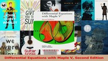 PDF Download  Differential Equations with Maple V Second Edition PDF Full Ebook