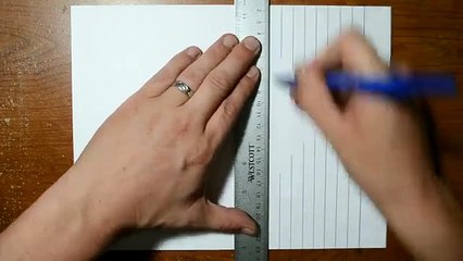 Drawing Torn Lined Paper - Cool Easy Trick Art