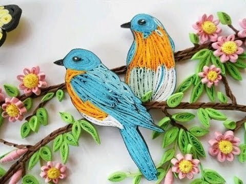 Quilling Made Easy # How to Make Quilling Flower - Leafs with paper strips -Paper Art Quilling_1