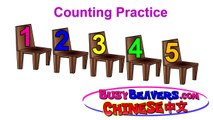Counting Practice (Chinese Lesson 07) CLIP - Count Numbers 123, Teach Autism, 孩子， �