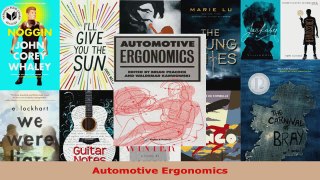 Read  Automotive Ergonomics EBooks Online