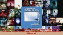 Read  Microwave and MillimeterWave Remote Sensing for Security Applications Artech House EBooks Online