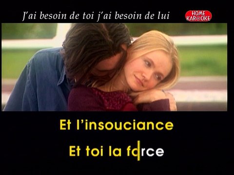 KARAOKE NICOLE CROISILLE - J'ai besoin de toi, j'ai besoin de lui