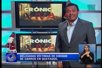 Download Video: Crónica Viva – Delicadas víctimas de choque de carros en la ciudad de Guayaquil