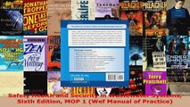Read  Safety Health and Security in Wastewater Systems Sixth Edition MOP 1 Wef Manual of EBooks Online