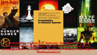 PDF Download  Probability in Banach Spaces Isoperimetry and Processes Ergebnisse der Mathematik und PDF Full Ebook