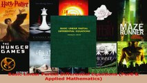 PDF Download  Basic Linear Partial Differential Equations Pure  Applied Mathematics Read Online