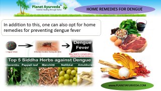 Dengue Fever - Natural Treatment | डेंगू से बचने के तरीके - Home Remedy | Health Tips In H