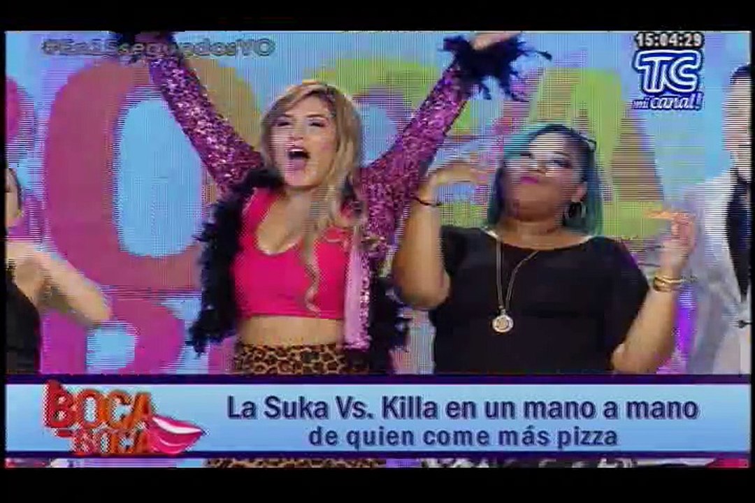 La Suka vs. Killa en un mano a mano de quien como más pizza - part2