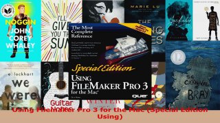 Read  Using Filemaker Pro 3 for the Mac Special Edition Using Ebook Free