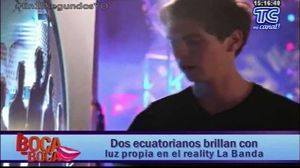 Christopher Véliz finalista oficial del reality “La Banda”