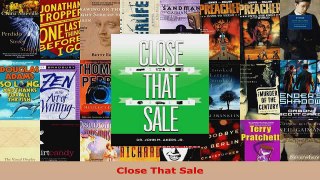 Read  Close That Sale Ebook Free