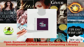 Read  Open Systems And Standards For Software Product Development Artech House Computing EBooks Online