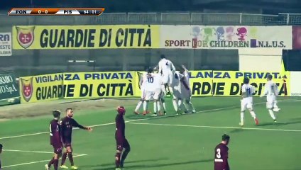 0-1 Goal Italy  Lega Pro  Girone B - 07.12.2015, Pontedera 0-1 AC Pisa