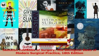 Sabiston Textbook of Surgery The Biological Basis of Modern Surgical Practice 18th PDF
