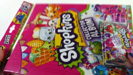 Shopkins Collector Album and Collector Cards Opening by DCTC