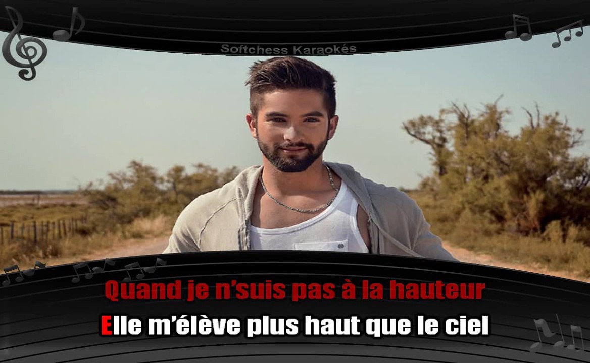 Kendji Girac - Les yeux de la Mama (karaoké réalisé par Softchess)