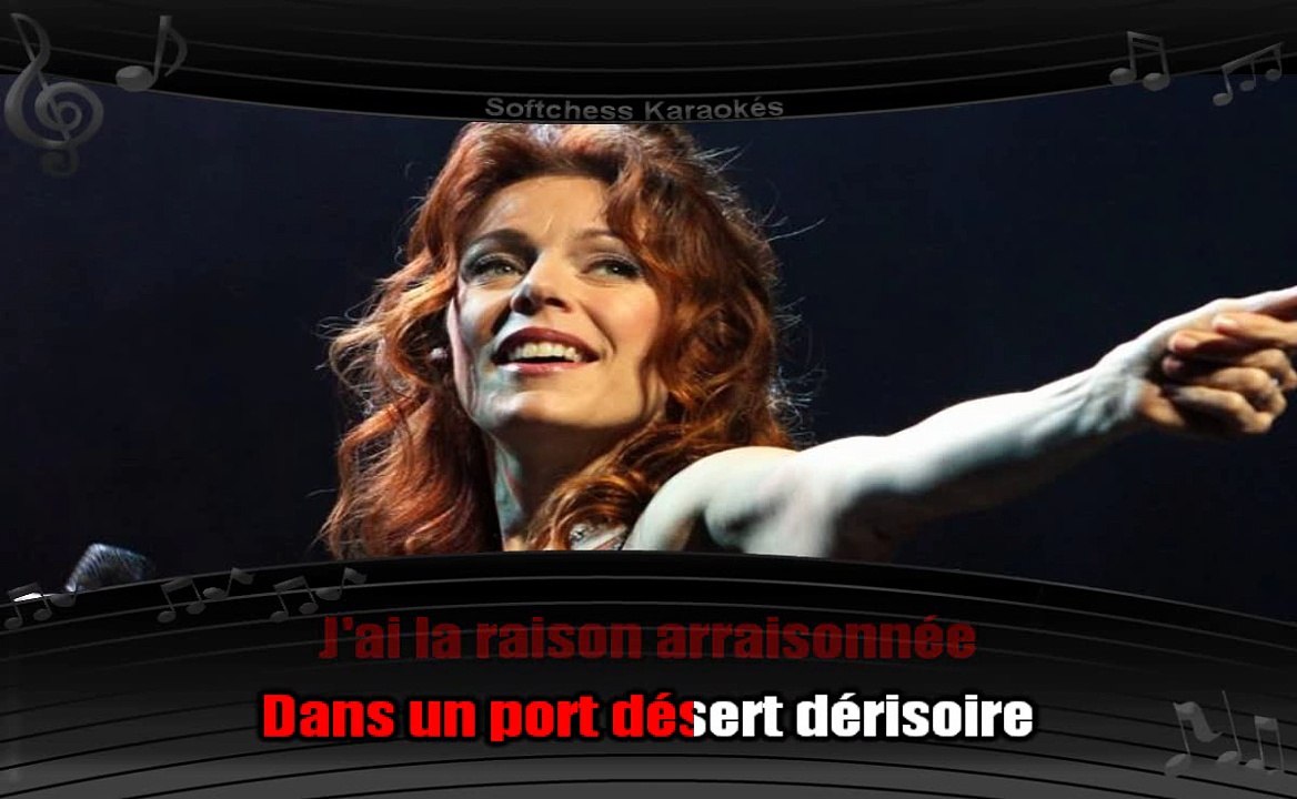 Isabelle Boulay - Le coeur volcan (karaoké réalisé par Softchess)