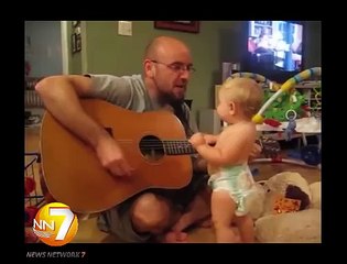 Cool Video Clip From A Dad - Little Baby or Little Rockstar ?