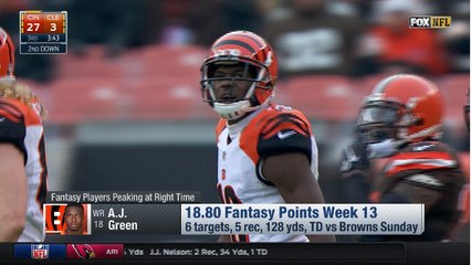 'NFL Fantasy Live': Fantasy players peaking at the right time