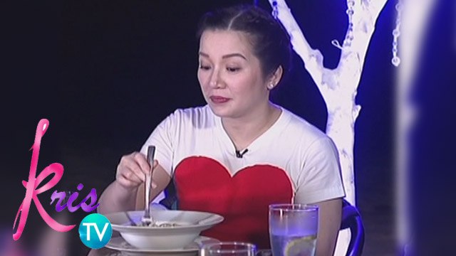 Kris TV: Kris Aquino enjoys her dinner by the beach