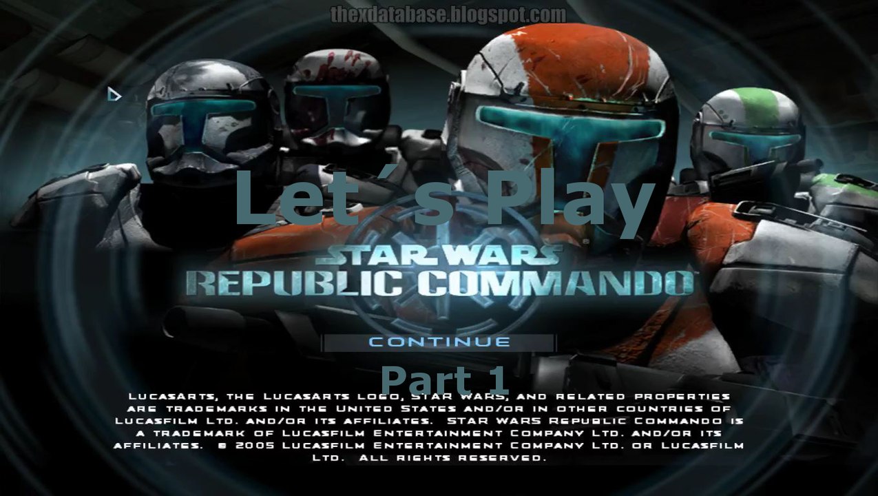 Let's Play Star Wars Republic Commando Part 1 Assassination