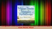 Religious Theories of Personality and Psychotherapy East Meets West Download