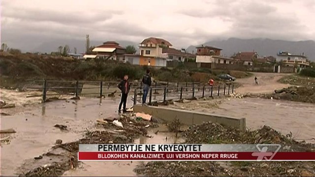 Probleme nga reshjet në Tiranë - News, Lajme - Vizion Plus