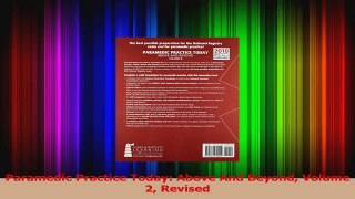 PDF Download  Paramedic Practice Today Above And Beyond Volume 2 Revised Download Full Ebook