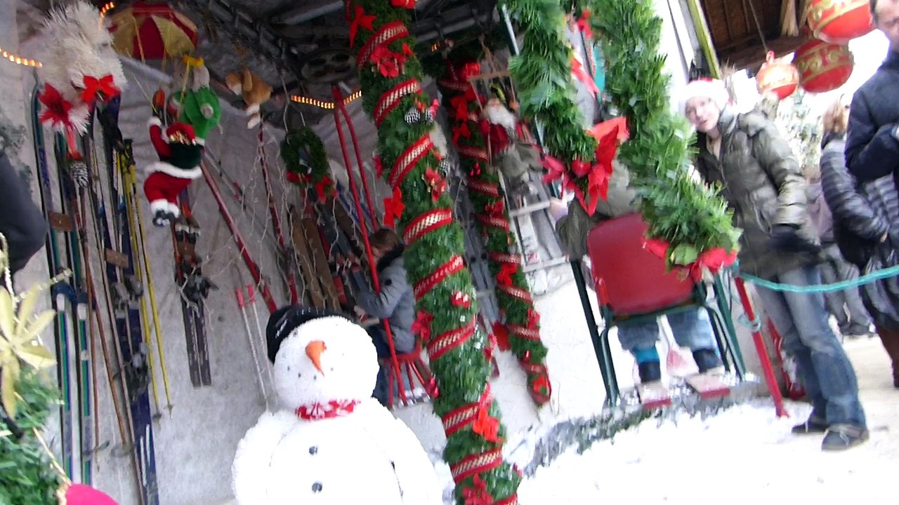 Télésiège des 2 vallées en caméra embarquée, marché de Noël de Janvry