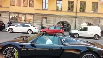 Zlatan Ibrahimovic Porsche 918 Spyder in Stockholm
