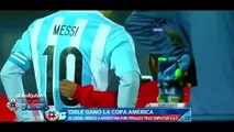 Young Fan Takes Selfie with Lionel Messi after Chile vs Argentina (Copa America Final 2015)