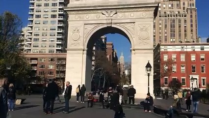 A Sunny and Cold Afternoon in New York City