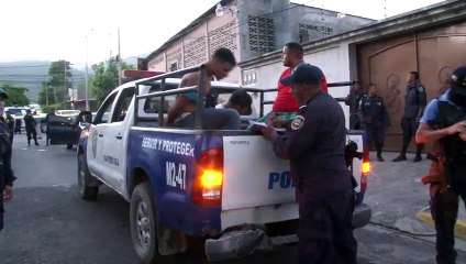En tenaz persecución policía captura a unos delincuentes en San Pedro Sula