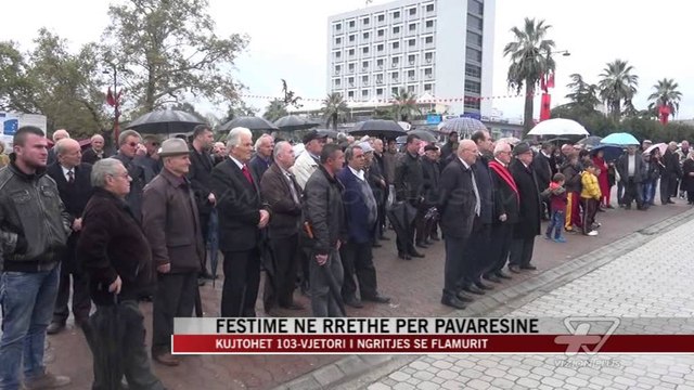 Kujtohet 103-vjetori i ngritjes së flamurit - News, Lajme - Vizion Plus