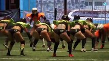 Höschen statt Panzer: Bikini-Football in Mexiko